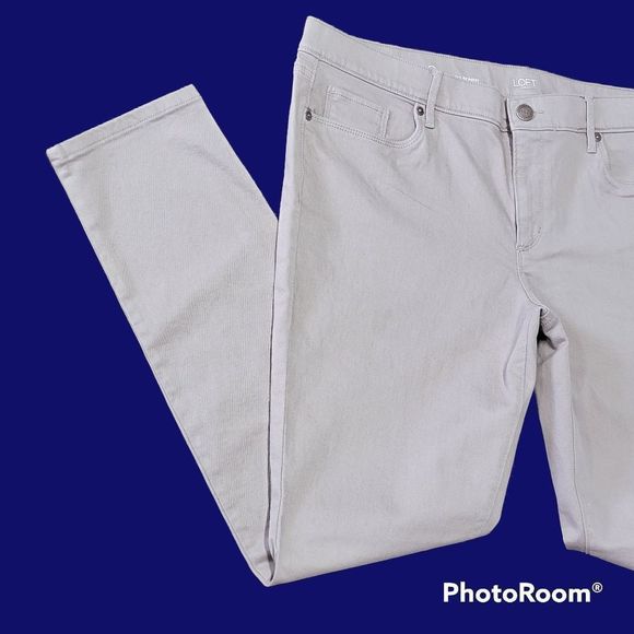 LOFT Taupe Modern Skinny Jeans NWT - Picture 10 of 13